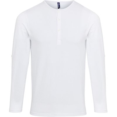 Camiseta navy manga larga White XL