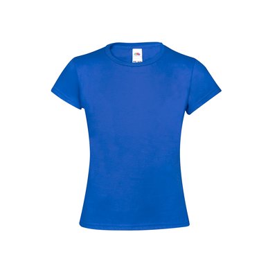 Camiseta Niña 100% Algodón Azul 12-13