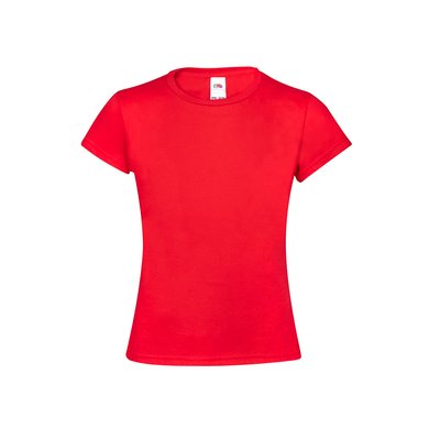 Camiseta Niña 100% Algodón Roj 5-6