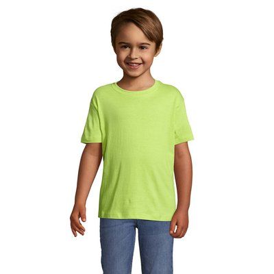 Camiseta Niño 150g Manga Corta Apple Green 10 Años