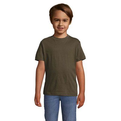 Camiseta Niño 150g Manga Corta Army M