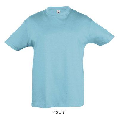 Camiseta Niño 150g Manga Corta Azul Atolón 3XL