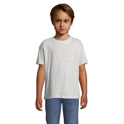Camiseta Niño 150g Manga Corta Ceniza 4XL