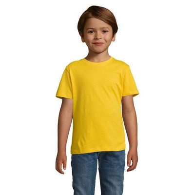 Camiseta Niño 150g Manga Corta Dorado 4XL