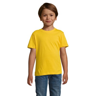 Camiseta Niño 150g Manga Corta Dorado XL