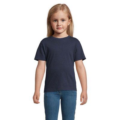 Camiseta Niño 150g Manga Corta French Marino 10 Años