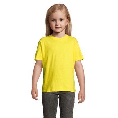 Camiseta Niño 150g Manga Corta Limon 8 Años