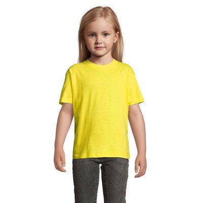 Camiseta Niño 150g Manga Corta Limon XL