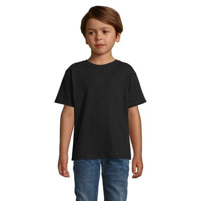 Camiseta Niño 150g Manga Corta Negro Profundo 8 Años
