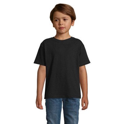 Camiseta Niño 150g Manga Corta Negro XL