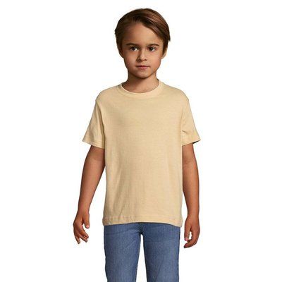 Camiseta Niño 150g Manga Corta Sand L