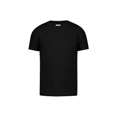 Camiseta Niño Algodón 150g/m2 Negro XS