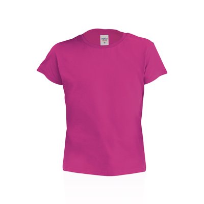 Camiseta Niño Algodón 4 a 12 Fucsi 10-12