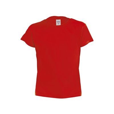 Camiseta Niño Algodón 4 a 12 Roj 6-8
