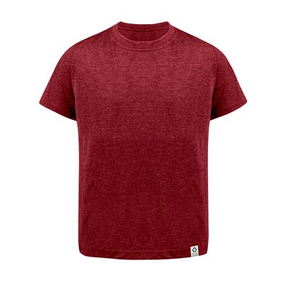 Camiseta Niño Algodón RPET Sostenible Roj 6-8