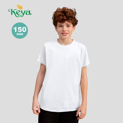 Camiseta Niño Blanca 150g/m2 Algodón