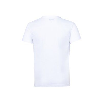 Camiseta niño/niña blanca transpirable textura algodón