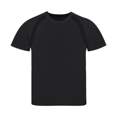 Camiseta Niño Poliéster Transpirable Neg 10-12