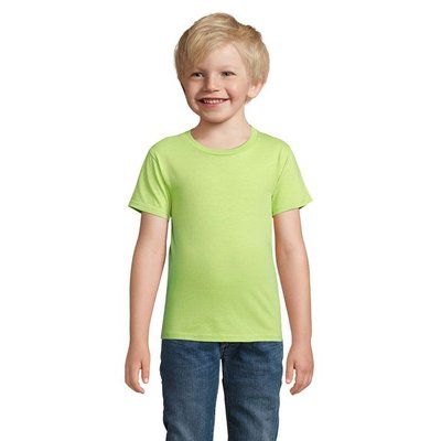 Camiseta Niños 175g Algodón Ajustada Apple Green L