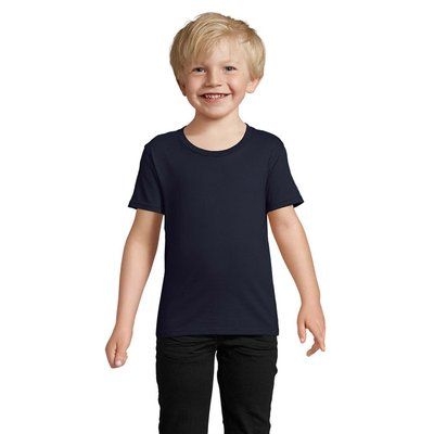 Camiseta Niños Ajustada 150g Algodón French Marino 10 Años