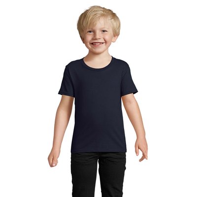Camiseta Niños Ajustada 150g Algodón French Marino M