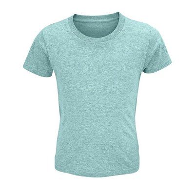 Camiseta Niños Ajustada 150g Algodón Heather Light Green L