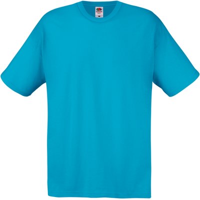 Camiseta niños algodón cuello redondo Azur Blue 14/15 Ans