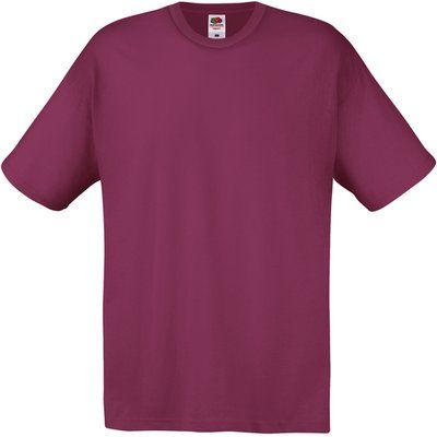 Camiseta niños algodón cuello redondo Burgundy 9/11 ans