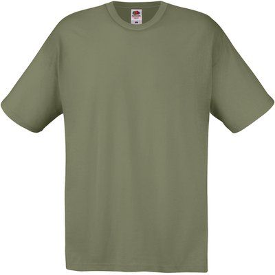 Camiseta niños algodón cuello redondo Classic Olive 7/8 ans