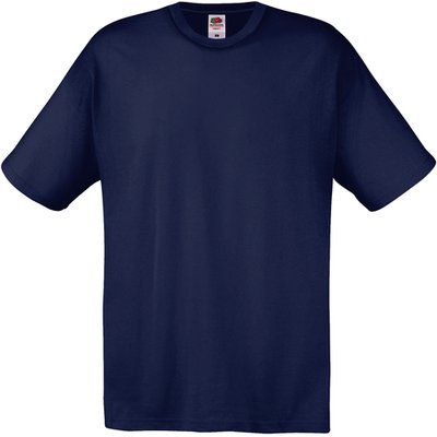 Camiseta niños algodón cuello redondo Deep Navy 7/8 Ans