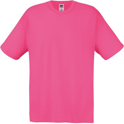 Camiseta niños algodón cuello redondo Fuchsia 5/6 Ans