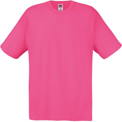 Camiseta niños algodón cuello redondo Fuchsia 7/8 Ans