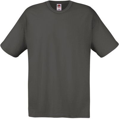 Camiseta niños algodón cuello redondo Light Graphite 12/13 ans