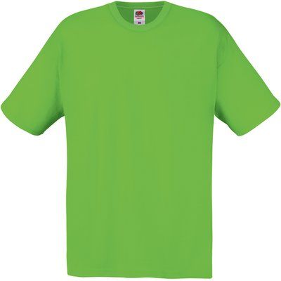 Camiseta niños algodón cuello redondo Lime 5/6 ans
