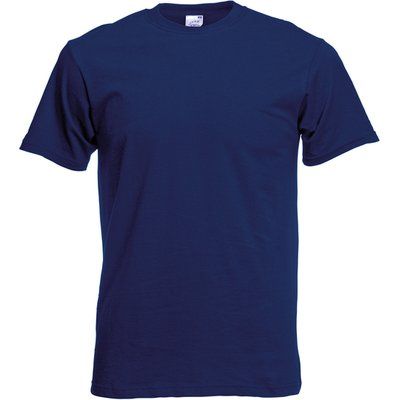 Camiseta niños algodón cuello redondo Navy 12/13 ans