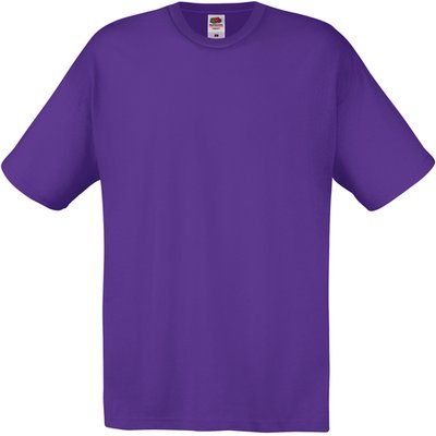 Camiseta niños algodón cuello redondo Purple 7/8 ans