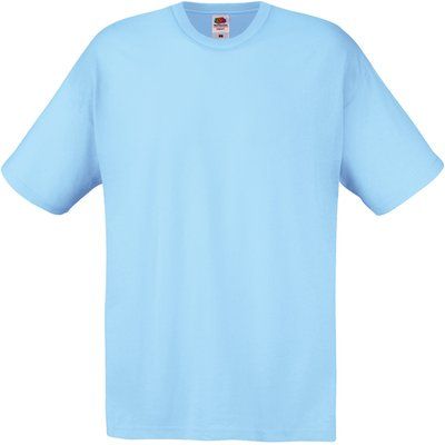Camiseta niños algodón cuello redondo Sky Blue 5/6 ans