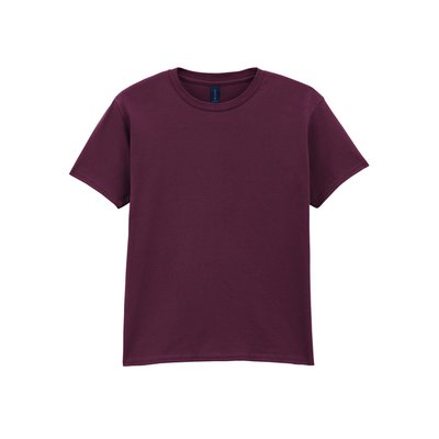 Camiseta niños algodón Maroon Xl