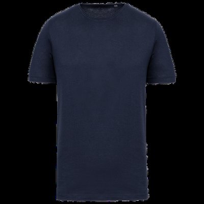 Camiseta orgánica cuello sin costuras manga corta Navy 3Xl