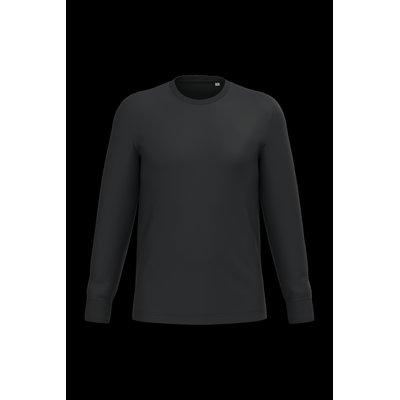 Camiseta orgánica manga larga unisex Black Xl