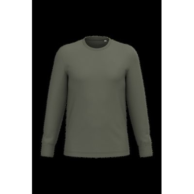 Camiseta orgánica manga larga unisex Organic Khaki Xs