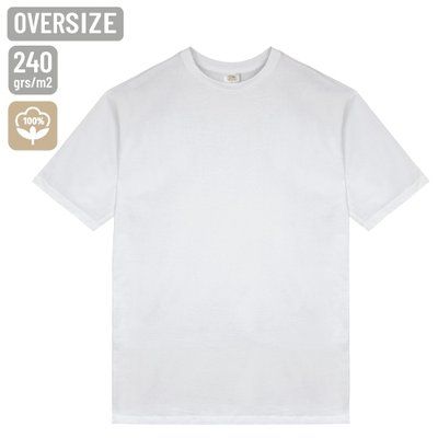 Camiseta oversize 240g de algodón