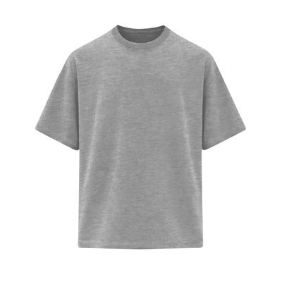 Camiseta Oversize de algodón Gri Xs