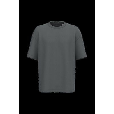 Camiseta oversize algodón orgánico Iron Grey Xs