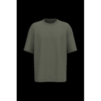 Camiseta oversize algodón orgánico Organic Khaki Xs