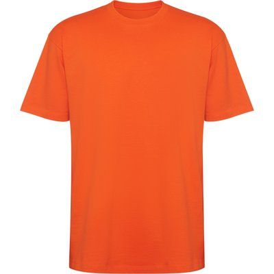 Camiseta oversize de manga corta Naranja Fuego 2Xl