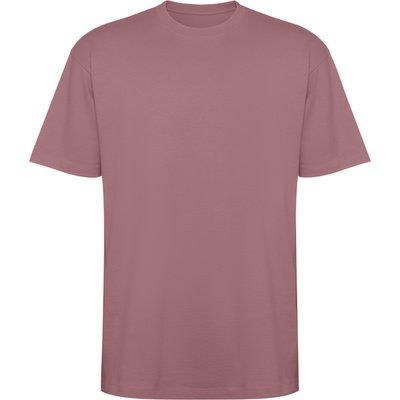 Camiseta oversize de manga corta Rojo Pálido M