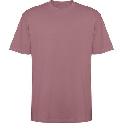 Camiseta oversize de manga corta Rojo Pálido Xl