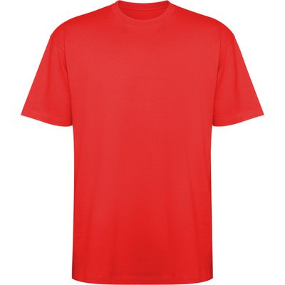 Camiseta oversize de manga corta Rojo S