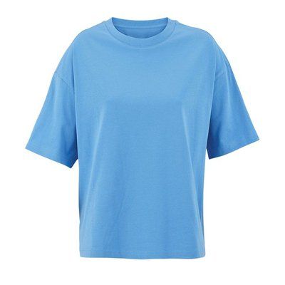 Camiseta oversize de mujer 100% algodón orgánico Azur L